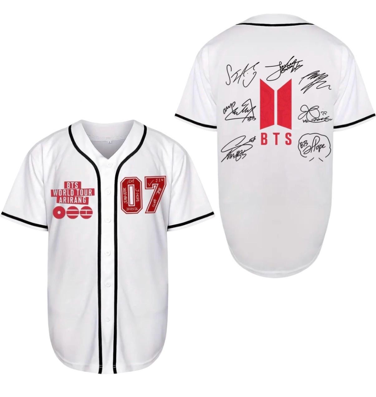 Buy Bts Baseball Jersey Online In India - Etsy India