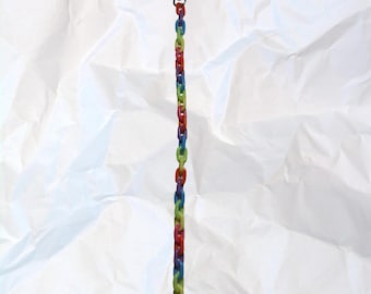 Rainbow Purse Chain Keychain Y2K Bag Charm Bratz Vibes