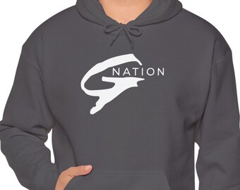 G Nation LogoUnisex Heavy Blend™ Sweat à capuche, Sweat à capuche, Sweat-shirt streetwear, Pull de style urbain, Sweat-shirt à capuche pour hommes, Couleurs confortables