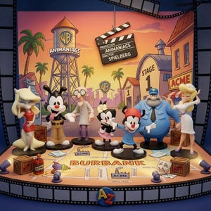 Animaniacs 3D Printed Collection | Yakko Wakko Dot Hello Nurse Minerva Mink Ralph Dr. Scratchansniff