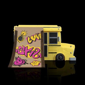 Bus Ramp – 3D Printed Fingerboard Skate Park | Mini Skate Ramp for Fingerboards | Tech Deck Skatepark