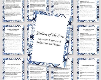 Korsstationernas reflektionskort: Katolsk andakt (digital nedladdning)