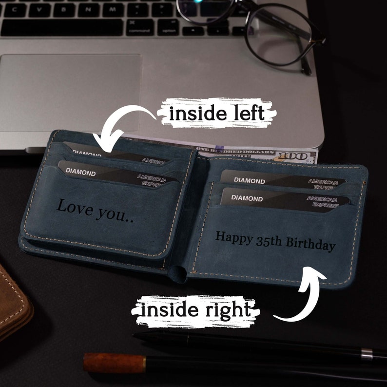 Personalized Boyfriend Christmas Wallet Gift for Him Etsy Canada