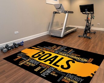 Motivational Words,Gym Rugs,Sports Rug,Fitness Rug,Bodybuilding Rug,Motivation Rug,Gym Motivation,Sport Room Decor,Cardio Written Rug,