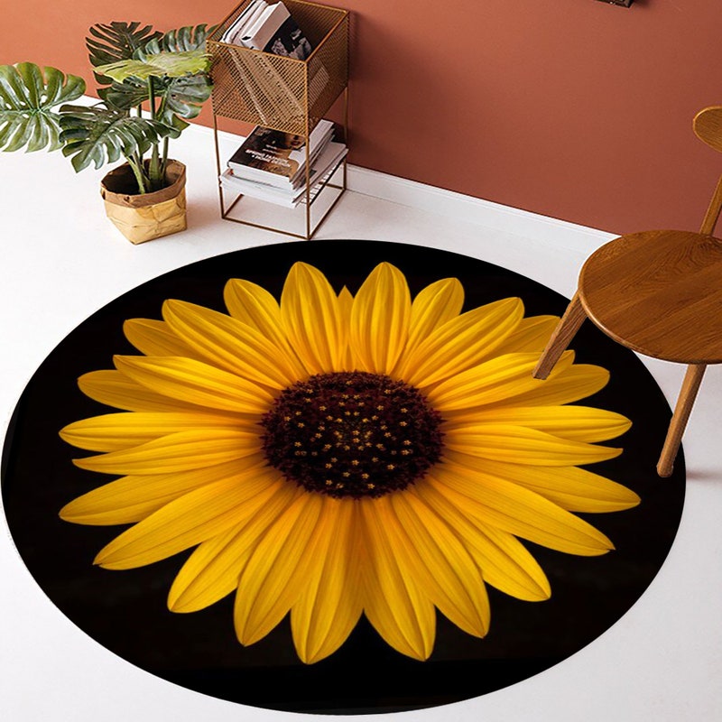 Sunflower Rug - Etsy
