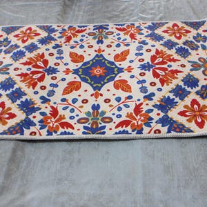 Alfombra de búho, alfombra con estampado de búho, alfombra blanca, alfombra para sala de estar, alfombra para dormitorio, alfombra para cocina, alfombra estética, alfombra de área, alfombra para habitación infantil, alfombra de diseño imagen 5