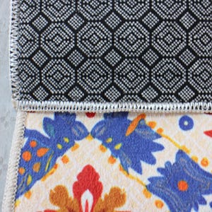 Alfombra de búho, alfombra con estampado de búho, alfombra blanca, alfombra para sala de estar, alfombra para dormitorio, alfombra para cocina, alfombra estética, alfombra de área, alfombra para habitación infantil, alfombra de diseño imagen 8