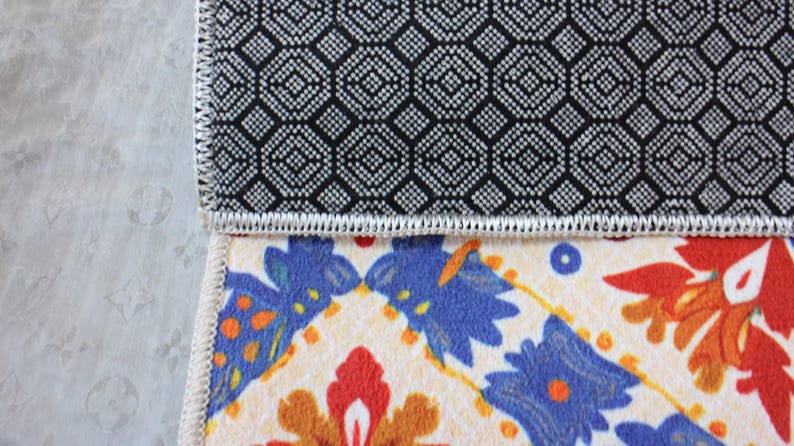 Alfombra de búho, alfombra con estampado de búho, alfombra blanca, alfombra para sala de estar, alfombra para dormitorio, alfombra para cocina, alfombra estética, alfombra de área, alfombra para habitación infantil, alfombra de diseño imagen 8