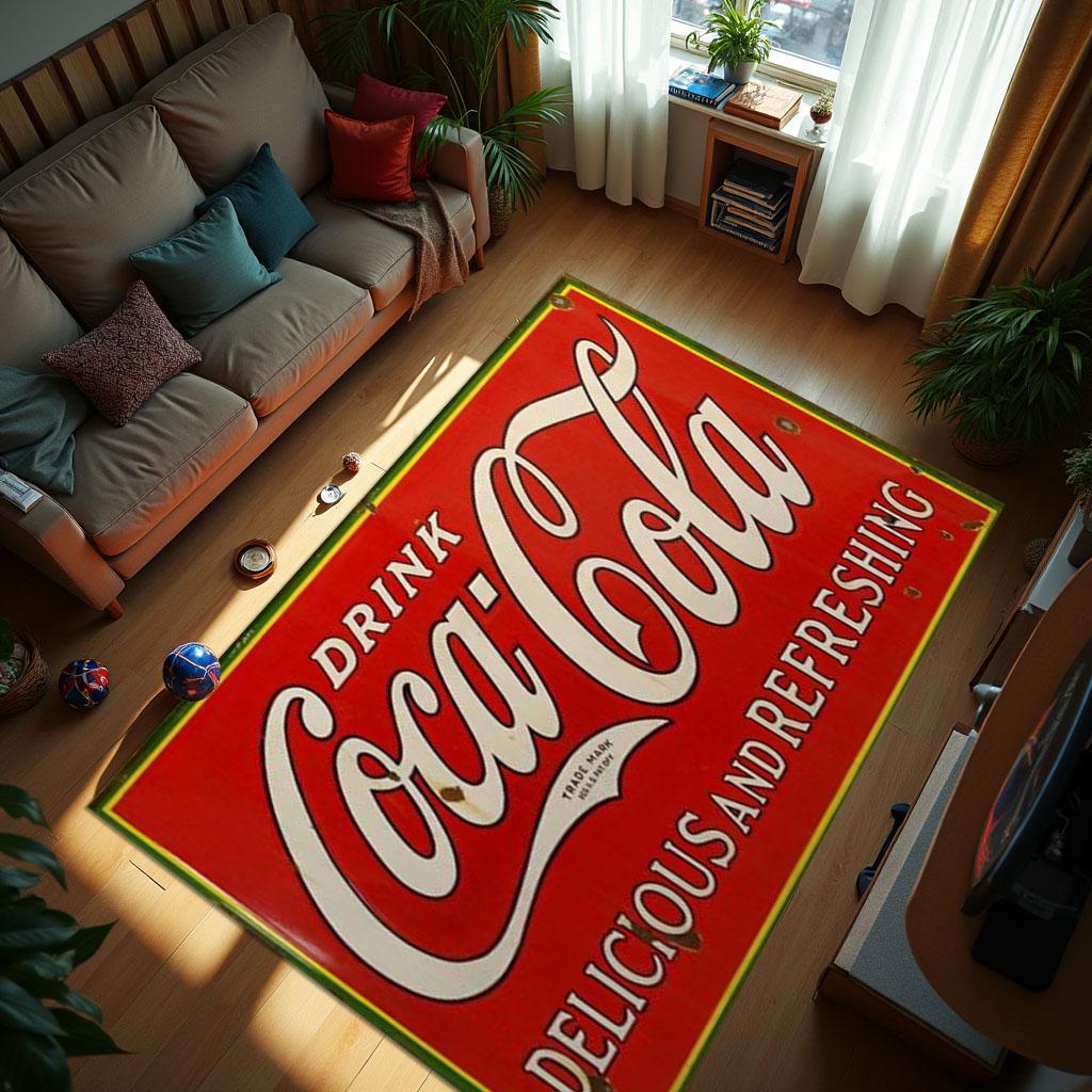 コカコーラカーペット - Etsy 日本