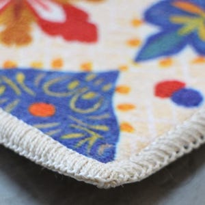Alfombra de búho, alfombra con estampado de búho, alfombra blanca, alfombra para sala de estar, alfombra para dormitorio, alfombra para cocina, alfombra estética, alfombra de área, alfombra para habitación infantil, alfombra de diseño imagen 3