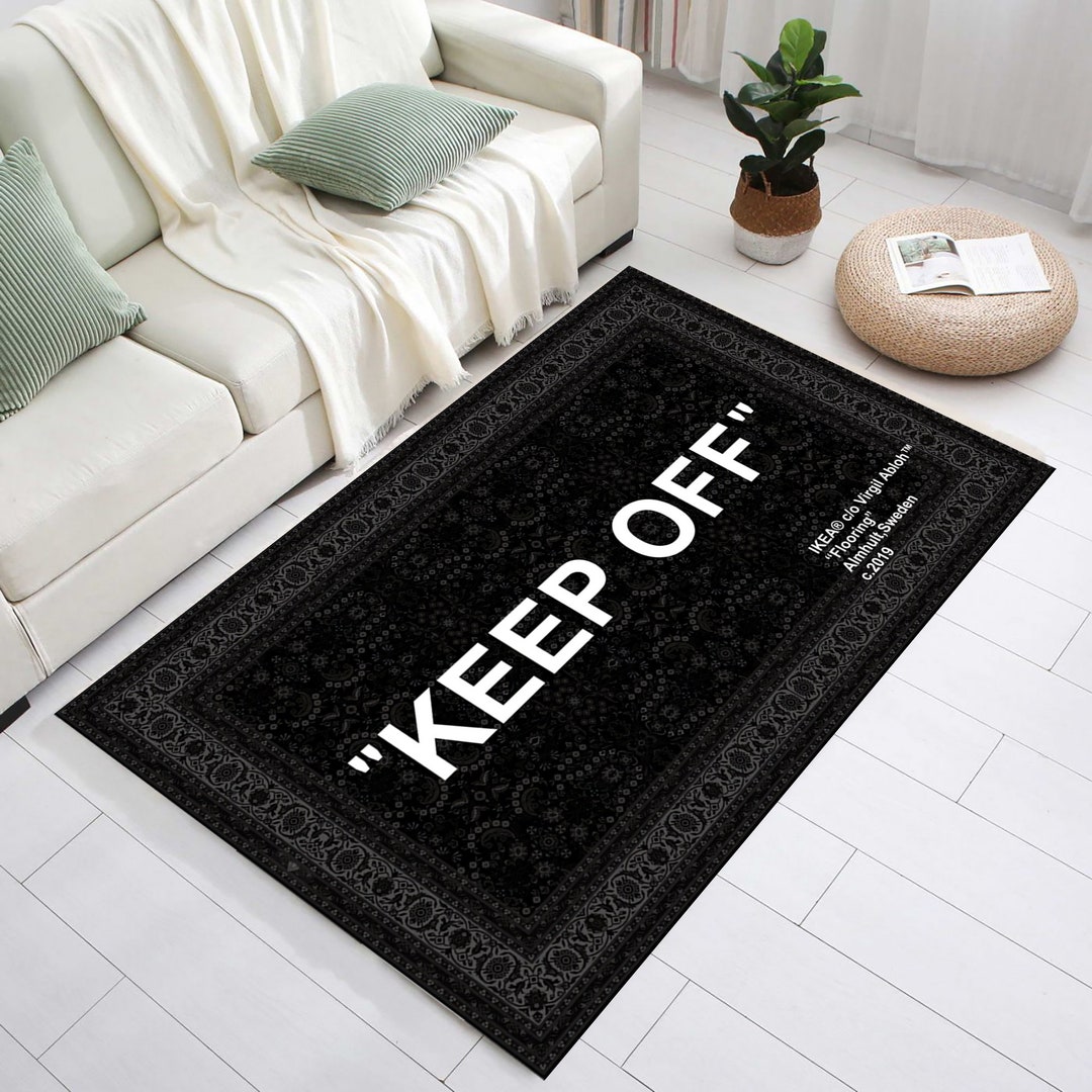 Keep off Rug,keep off Written Rug,ethnic Rug,grey Rug,black Rug,popular ...