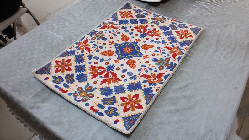 Alfombra de búho, alfombra con estampado de búho, alfombra blanca, alfombra para sala de estar, alfombra para dormitorio, alfombra para cocina, alfombra estética, alfombra de área, alfombra para habitación infantil, alfombra de diseño imagen 4