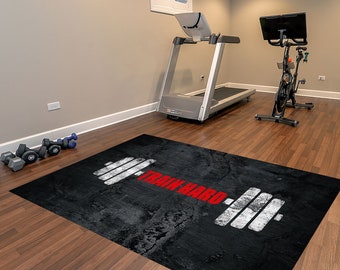 Gym Rug, Dumbell,Crossfit,Cardio Rug,Motivational Words,Sport Rug,Sports Room Rug,Fitness Rug,Bodybuilding Rug,Motivation Rug,Office Gifts