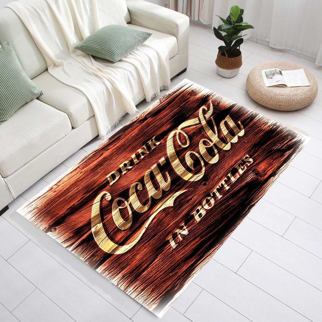 Coca Cola Rugs,cola Written Rugs,coke Rugs,cola Bottle,coke Cap Rugs
