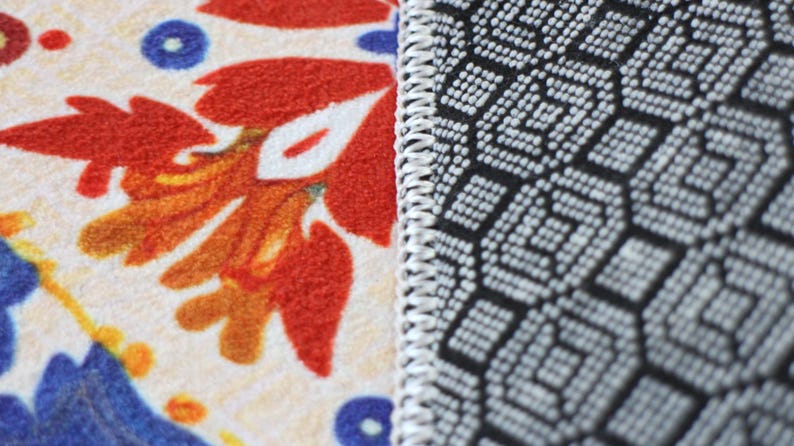 Alfombra de búho, alfombra con estampado de búho, alfombra blanca, alfombra para sala de estar, alfombra para dormitorio, alfombra para cocina, alfombra estética, alfombra de área, alfombra para habitación infantil, alfombra de diseño imagen 9