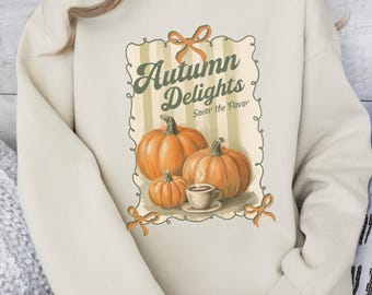 Cozy Season Sweatshirt, Autumn Fall Sweatshirt for Her, Cozy Autumn Shirt, Pumpkin Spice, Autumn Outfit, Fall Vibes, Cute Fall Sweater