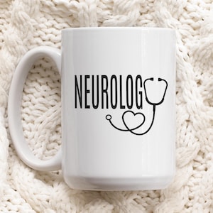Neurology Ceramic Mug, Brain Specialist Tea Cup, Neurologist Coffee Mug, Neurology Gift Idea, Neurologist Appreciation Gift, Medical Student