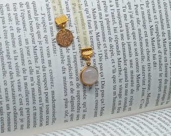 Natural stone bookmark