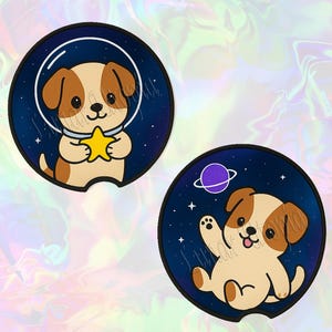 Galaxy Dogs, Neopren-Untersetzer für Auto, LKW oder Haus