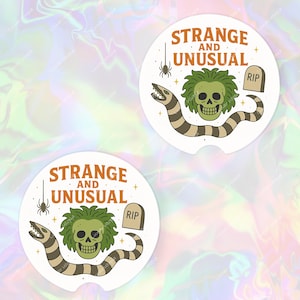 Strange and Unusual, Neoprene Coasters for Car, Truck or Home