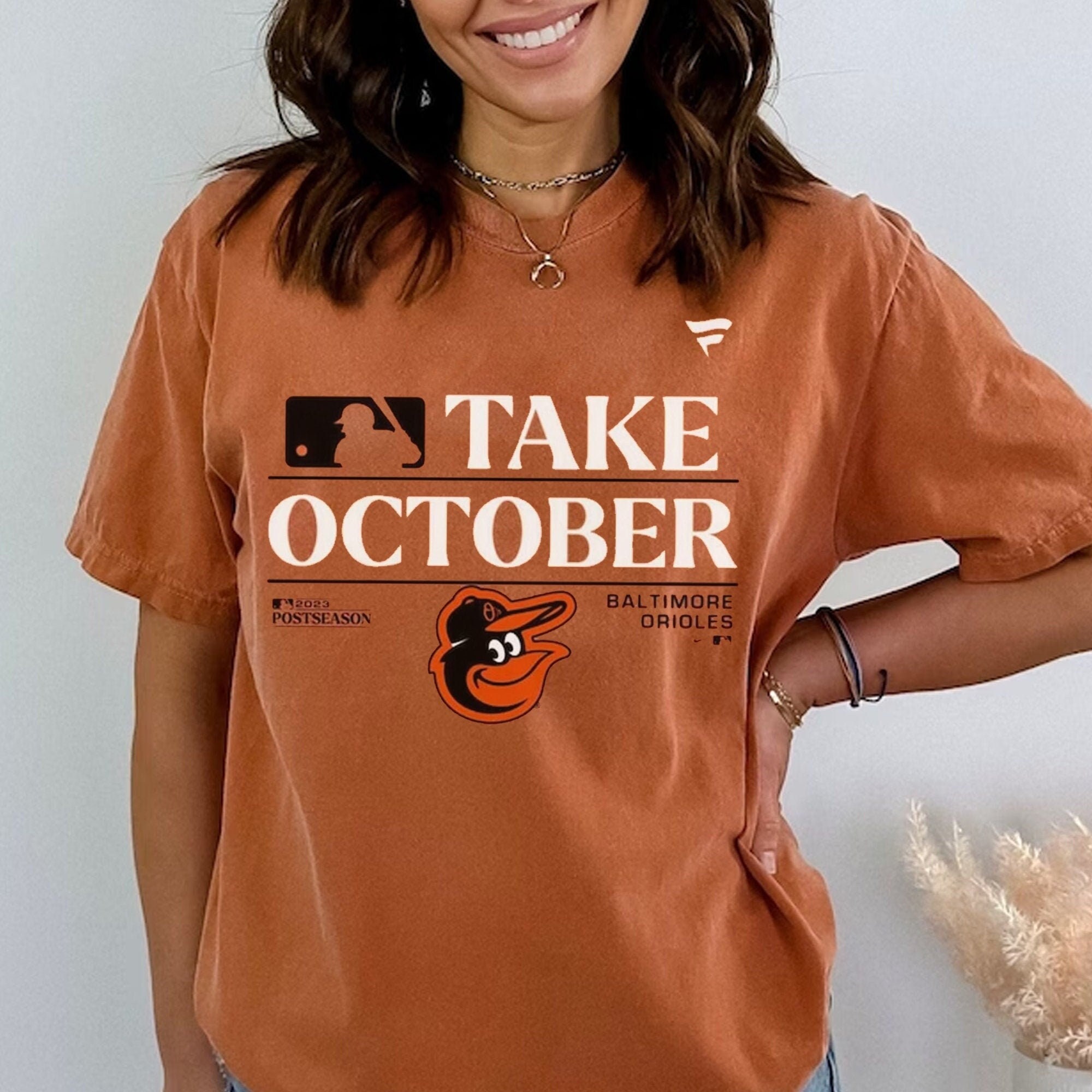 Official Baltimore orioles take october playoffs postseason 2023 T-shirt,  hoodie, tank top, sweater and long sleeve t-shirt