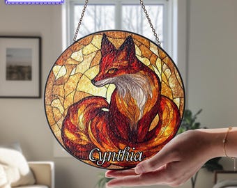 Attrape-soleil Chauve-souris En Verre Teinté – Décoration Suspendue Pour Fenêtre, Halloween (20 Cm)
