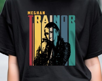 Camiseta vintage de edição limitada da Meghan Trainor, moletom com capuz da Meghan Trainor, blusa de moletom da Meghan Trainor, camiseta retrô da Meghan Trainor