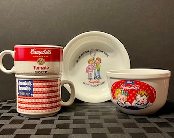 Vintage Collectible Campbell's Kids Soup Items | Choose From: Soup
