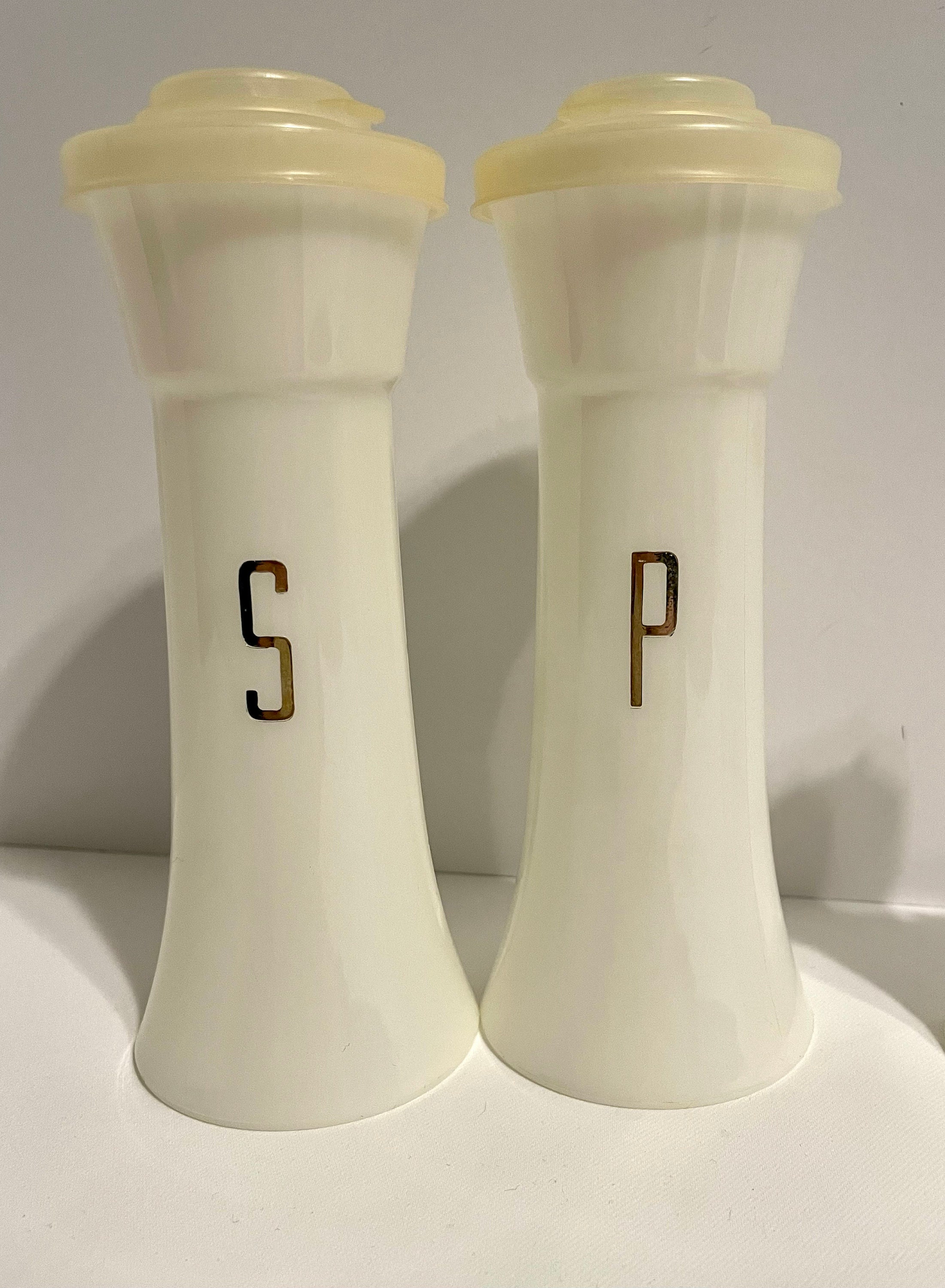 Vintage Tupperware Salt and Pepper Shaker Set, Your Choice of Large or
