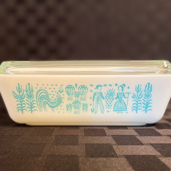 Vintage PYREX Amish Butterprint 0503 Large Fridge Dish, 1 1/2 Quart, Vintage Pyrex, Pyrex Gifts