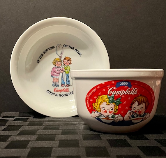 Vintage Campbell's Soup Mugs or Bowls, Your Choice, Mm Mm Good