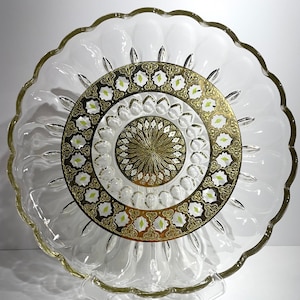 Culver 22k Gold Valencia Vintage Serving Platter