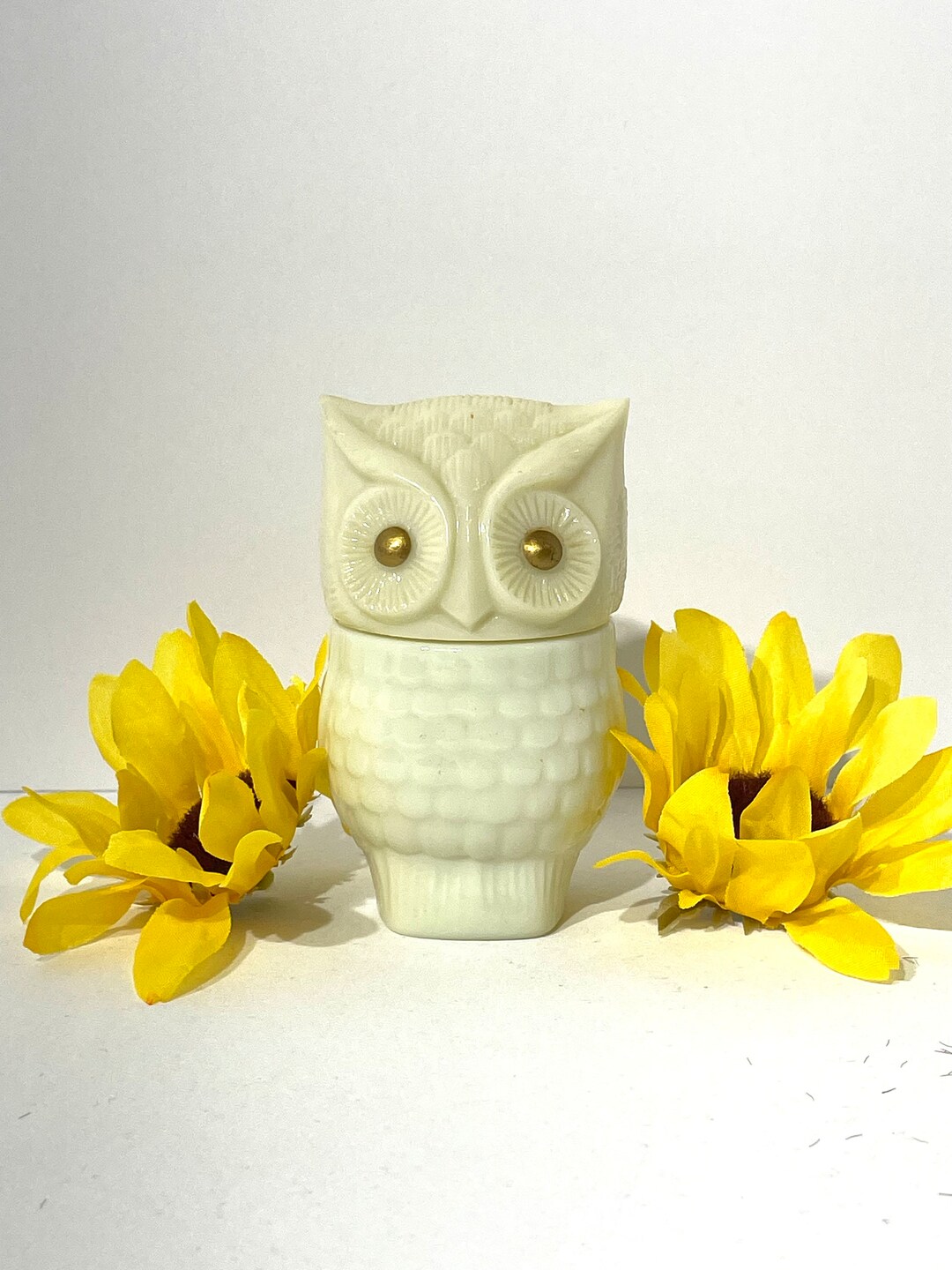 Vintage Avon Owl Perfume Jar 1970s Etsy