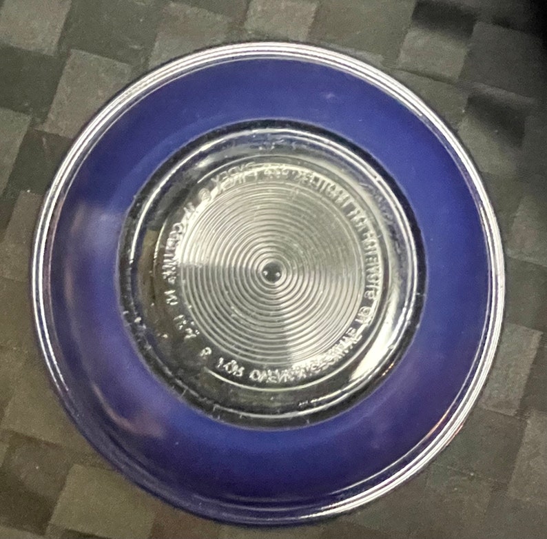 Vintage PYREX Corning Cobalt Blue Clear Bottom Mixing Bowl Set of 3 ...