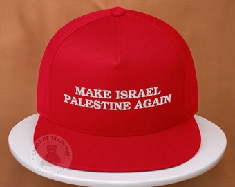 Make Palestine Israel Again Hat - 100% Cotton Hat, Free Palestine Hat, Free Gaza Hat