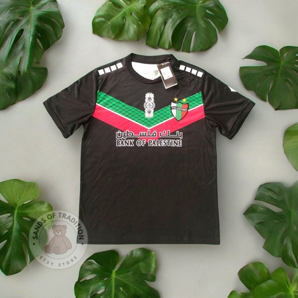 Palestine Football Jersey - Free Palestine Soccer Jersey - Palestine Football Shirt - Black Gaza Shirt