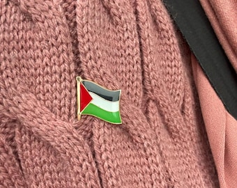 Palestine Pin - Free Palestine Pin, Support Palestine, Palestine Flag Pin, Palestine Badge, Palestine Jewelry, Palestine Gifts