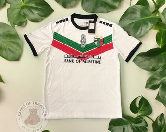 Palestine Football Jersey - Free Palestine Soccer Jersey - Palestine Football Shirt - White Gaza Shirt