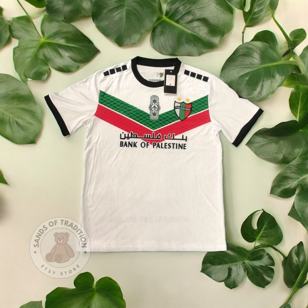 Palestine Football Jersey - Free Palestine Soccer Jersey - Palestine Football Shirt - White Gaza Shirt