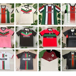 Palestine Football Jersey Free Palestine Soccer Jersey Palestine Football Shirt Pink Gaza Shirt zdjęcie 2