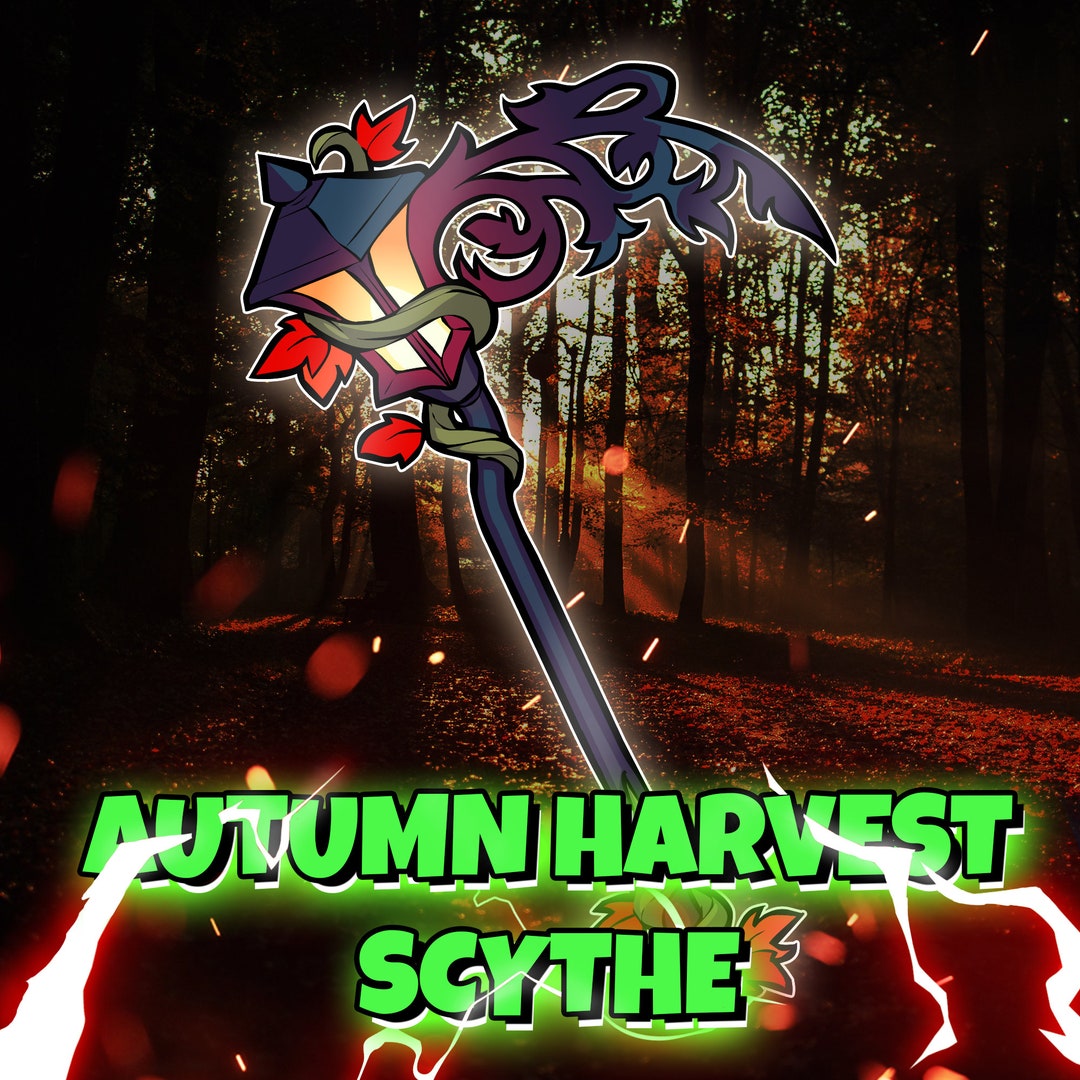 Brawlhalla Autumn Harvest Scythe 2018 OG Etsy