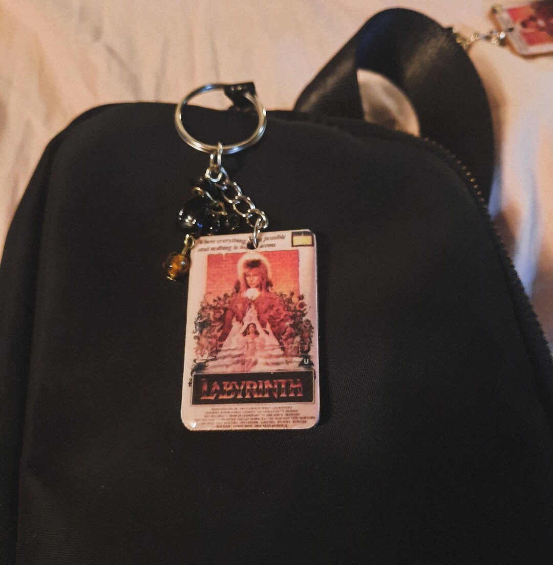 Labyrinth Keychain Vintage VHS Cover Etsy