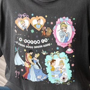 Princess Sewing Shirt, A Dream Is A Wish Your Heart Makes Shirt, Magic Kingdom Shirt, Princess Shirt, Character Princess Shirt, Gift For her