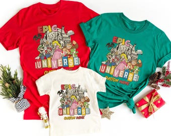 Retro Epic Universe Shirt, Family Universe park trip 2025 shirt, Orlando Park Epic Universe Shirts, Universal Studios Shirt, Family Matching