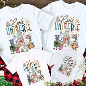 Epic Family Vacation 2025 Shirt, Epic Group Matching,Princess Peach Epic Universe Family Shirt, Super Mario Epic Universe,Universe Park Trip