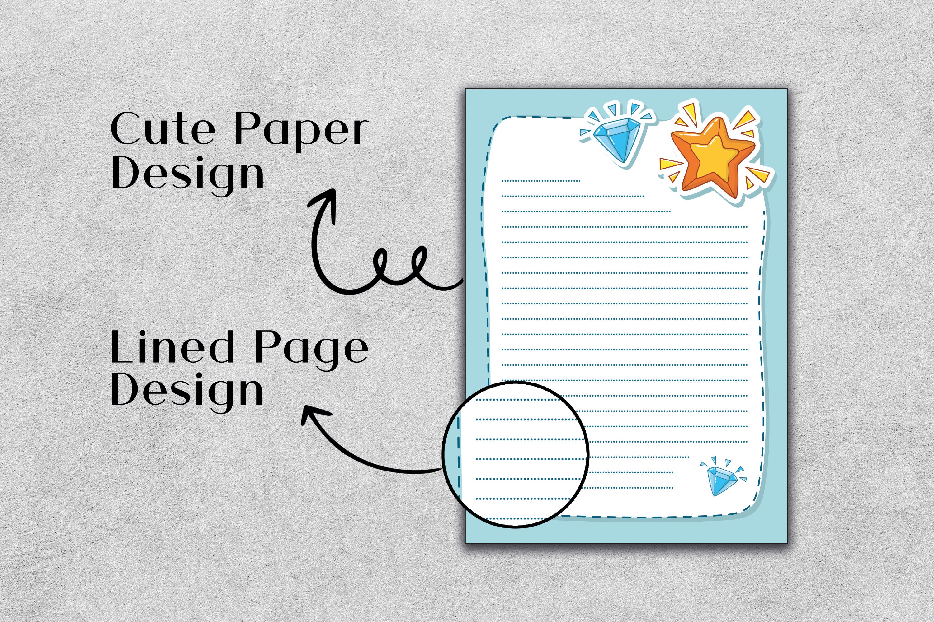 Cute and Funny Note Paper, Printable to Do List JPEG, Student Notebook ...