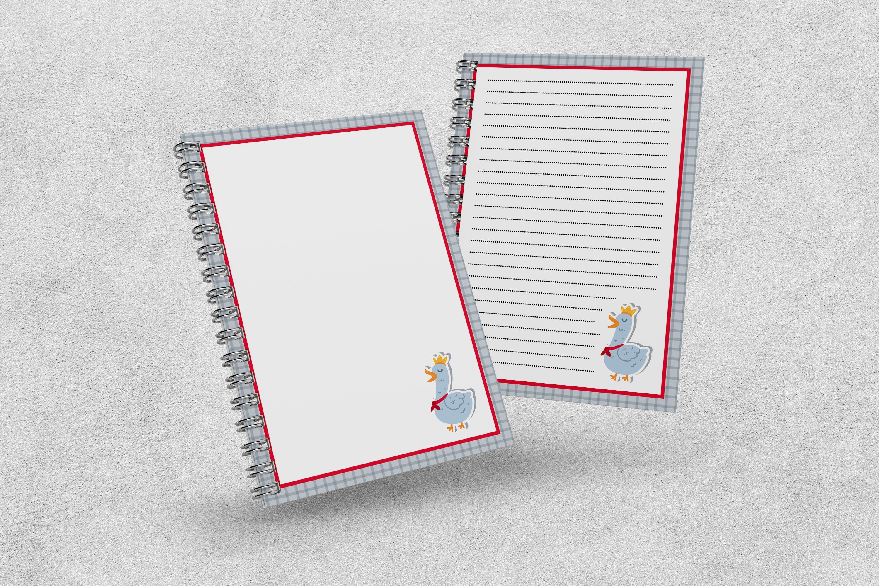 Printable Duck Note Paper: To Do List Template (PDF, SVG, JPEG)
