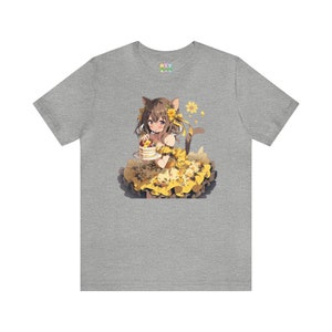  Support Catgirl Research Cute Anime Cat Girl Waifu Meme Neko  T-Shirt : Clothing, Shoes & Jewelry