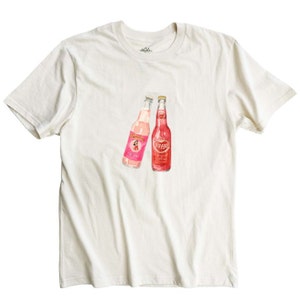 Waialua And Faygo Bottles T-Shirt, Bottles Tee, Vintage Shirt , Cute, Drawing Design, Art
