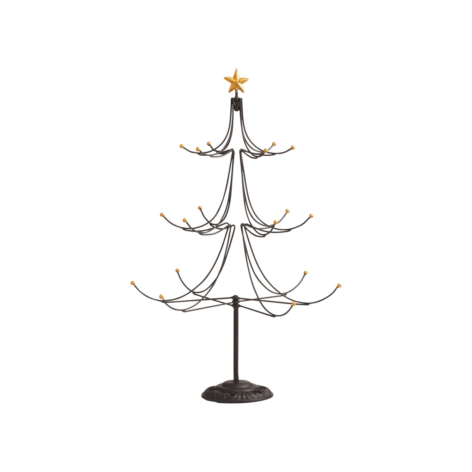 Pier Place Black Christmas Tree Ornament Holder , Christmas Tree Holder